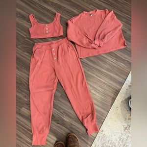 OLD Navy Spice Girl 3 price Waffle-knit loungewear (bralette pants and top)